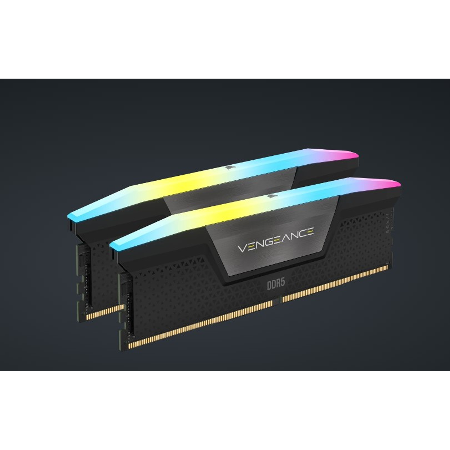 Corsair Memoria Ram CL38 VENGEANCE RGB de 32 GB (2 x 16 GB) DDR5 DRAM 6600MT/s Color Negro 1