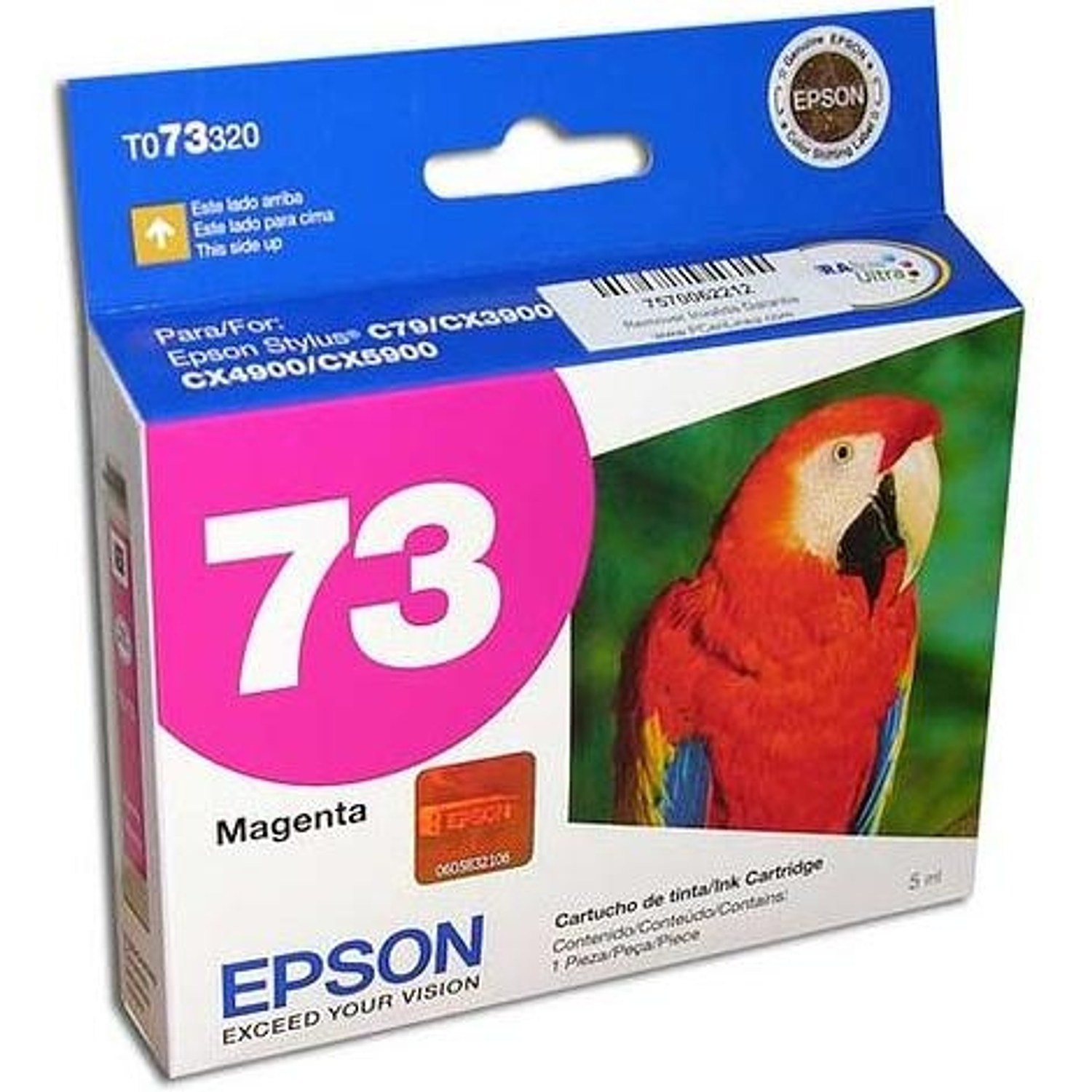 Epson T073320-AL Cartucho Tinta Color Magenta