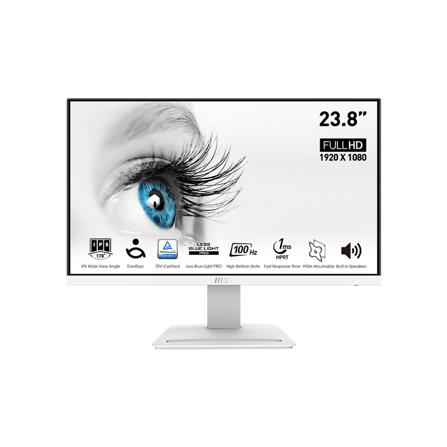 MSI Monitor PRO MP243XW 23.8 Pulgadas HDMI Displayport 1