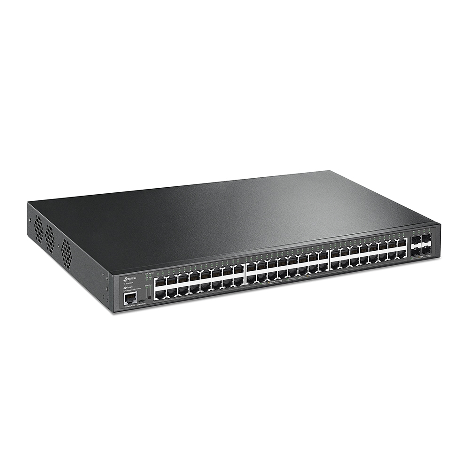 TP-Link TL-SG3452XP Switch Administrado JetStream de 48 Puertos Gigabit y 4 Puertos 10GE SFP+ L2+ con 48 Puertos PoE+ 2