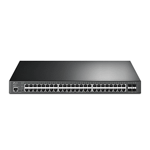 TP-Link TL-SG3452XP Switch Administrado JetStream de 48 Puertos Gigabit y 4 Puertos 10GE SFP+ L2+ con 48 Puertos PoE+