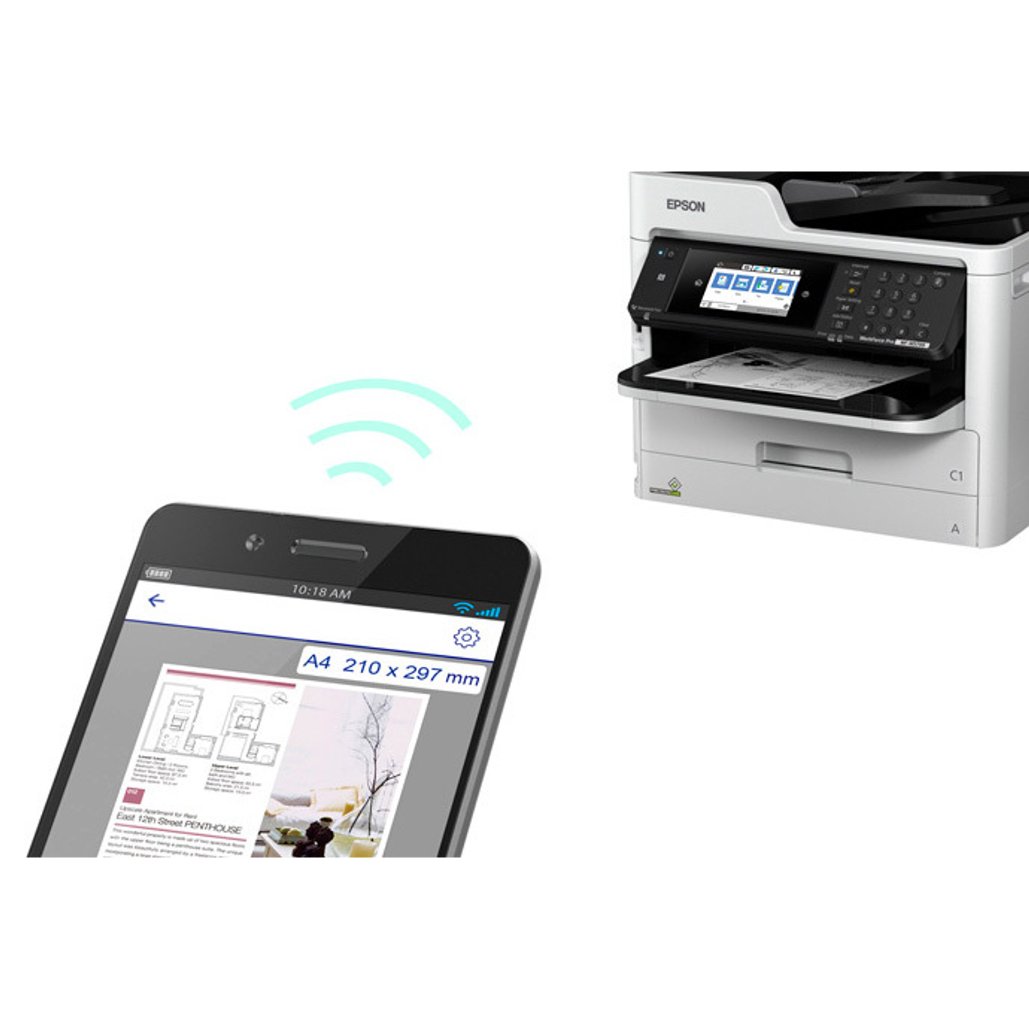 Epson WF-M5799 Impresora Multifuncional Monocromática WorkForce Pro  7