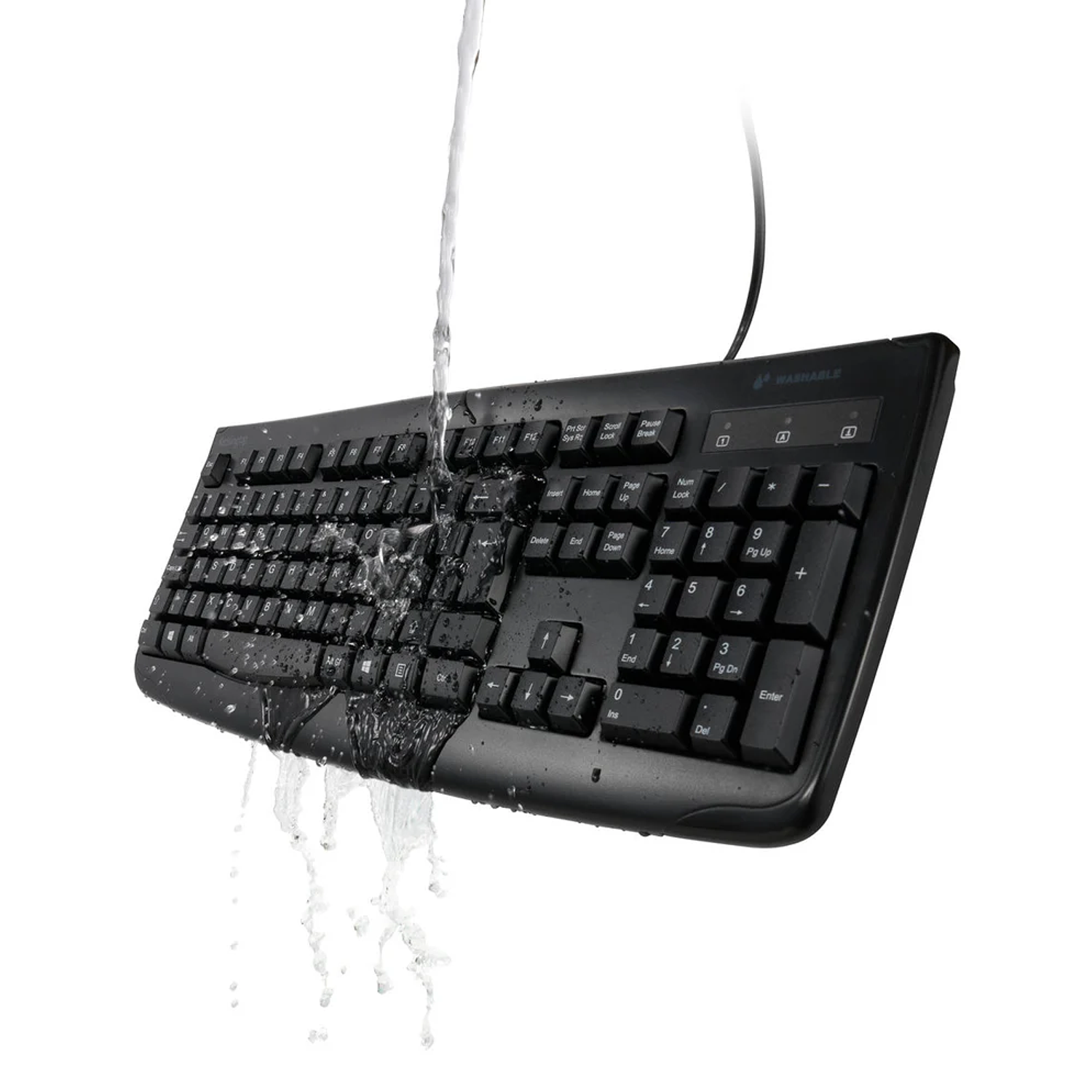 Kensington For Life Teclado Lavable, Español, Negro 2