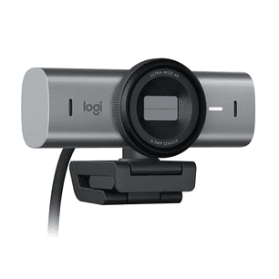 Logitech MX Brio Webcam 4K, 8.5MP, Micrófono, USB-C, Color Gris