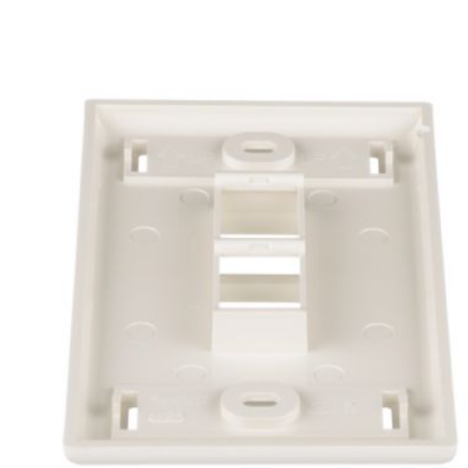 Panduit NK2FIWY Placa Frontal NetKey™, Bolsillo p/Etiqueta, 2 Puertos, Blanco  2