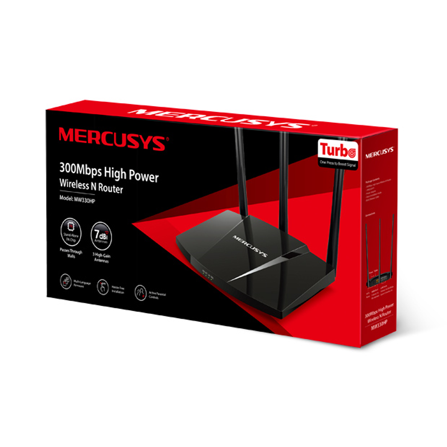 Mercusys MW330HP Enrutador Inalámbrico De 300 Mbps 1