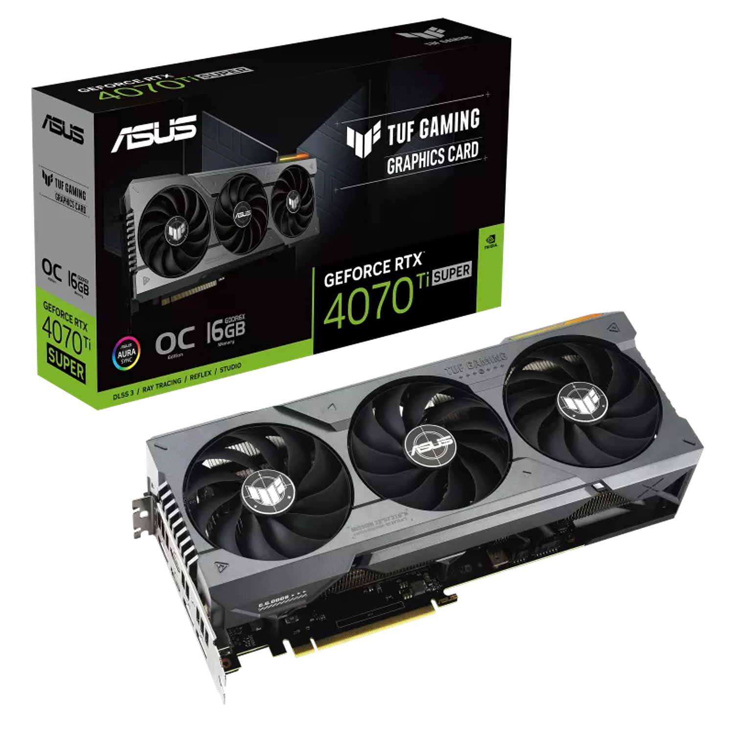 ASUS TUF-RTX4070TIS-O16G-GAMING GeForce RTX 4070 Ti Tarjeta Grafica 14