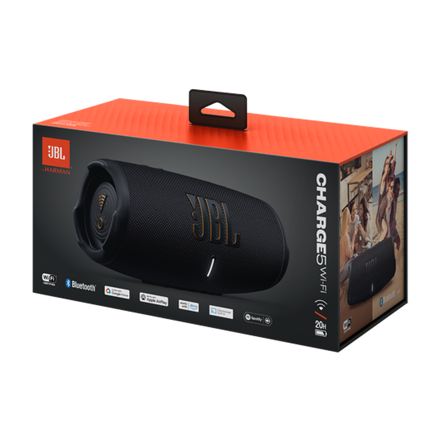 JBL Charge 5 Wi-Fi Parlante Portátil Inalambrico Color Negro 10