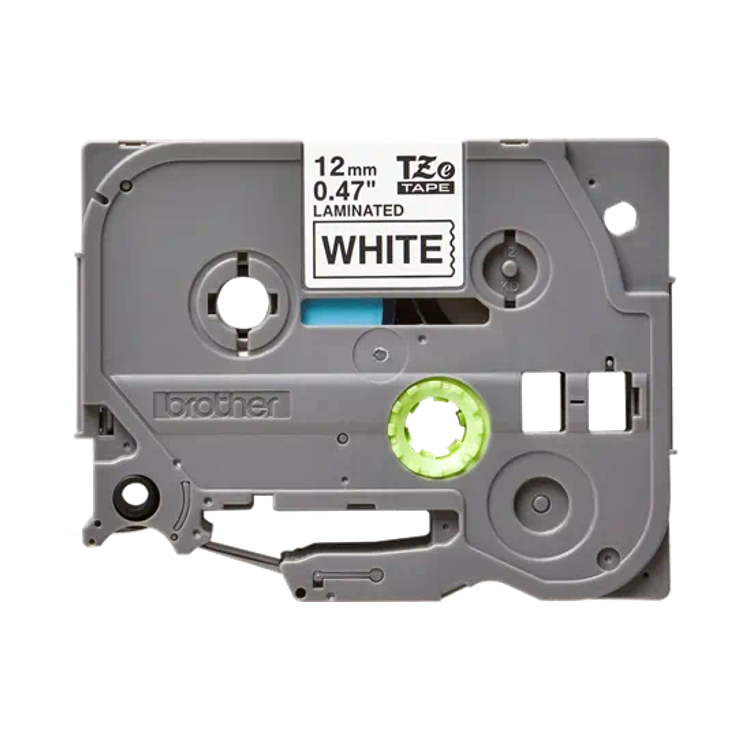 Brother TZE231 Cinta Std Negro Sobre Blanco 12mm 2