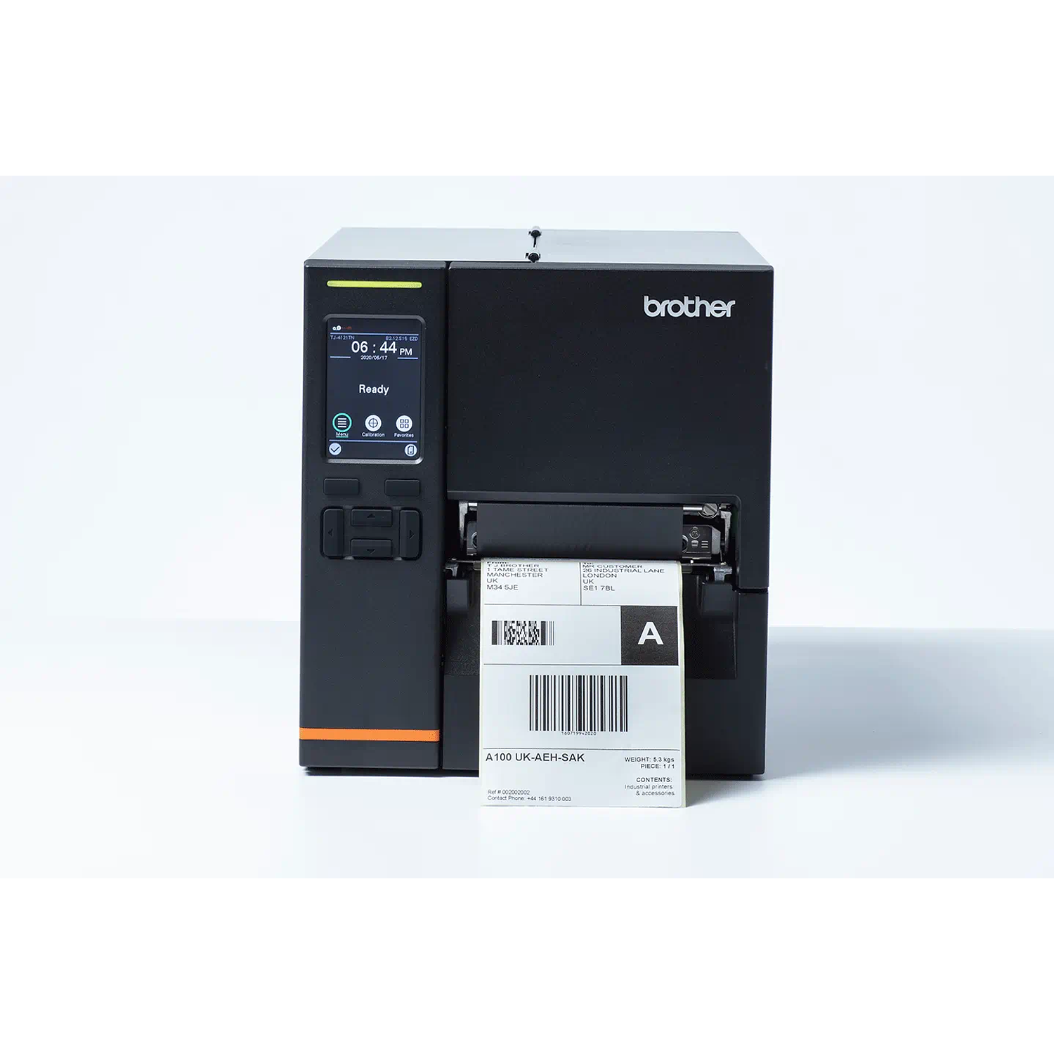 Brother TJ-4021TN Impresora Industrial de Etiquetas Térmica Resolución de 203ppp Pantalla Táctil Tarjeta Red USB 4