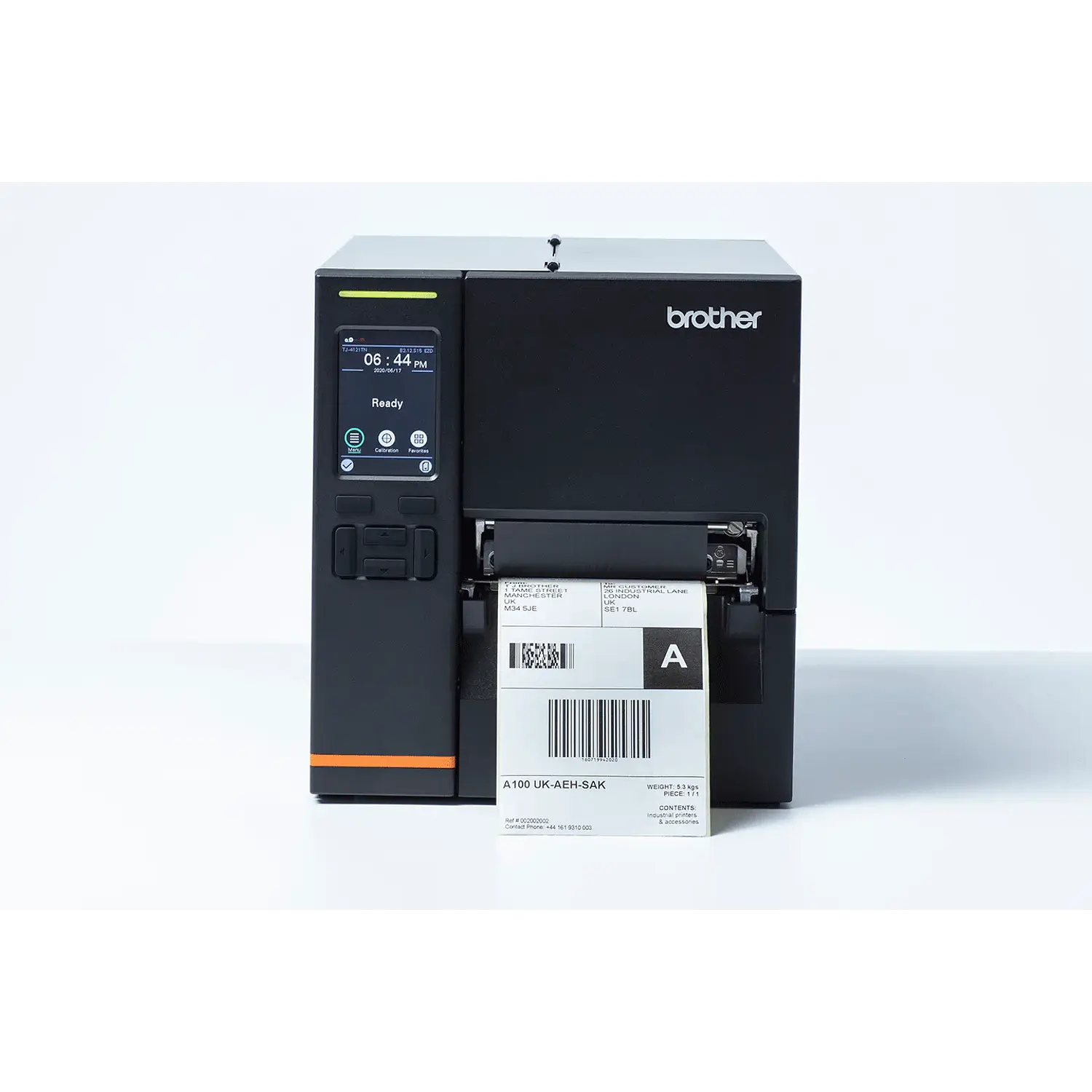 Brother TJ4010TN Impresora Industrial de Etiquetas 203 ppp, con Pantalla LED, LAN/USB/Host-USB/Serial 4