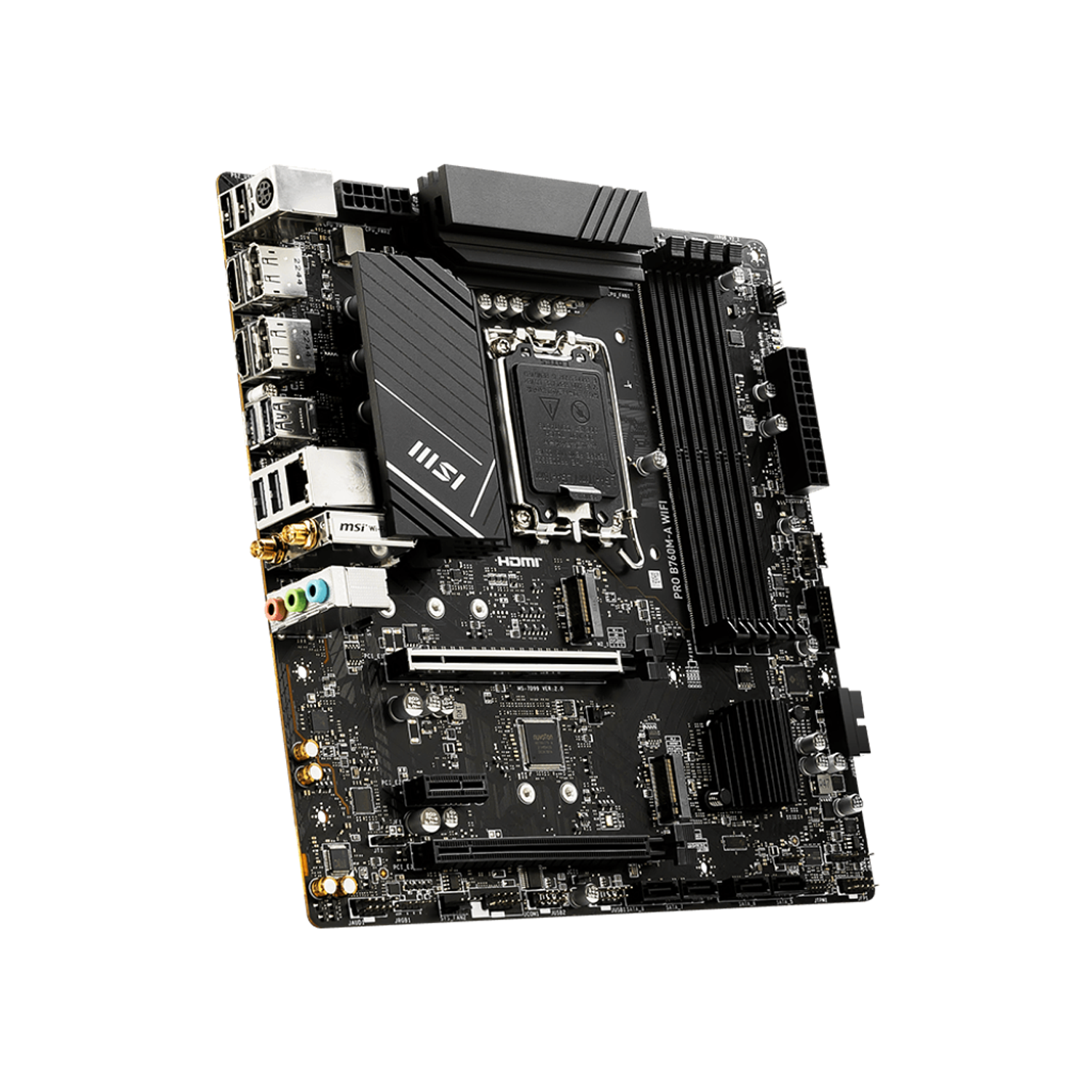 MSI PRO B760M-A WIFI Placa Madre LGA1700 Socket Intel B760 4