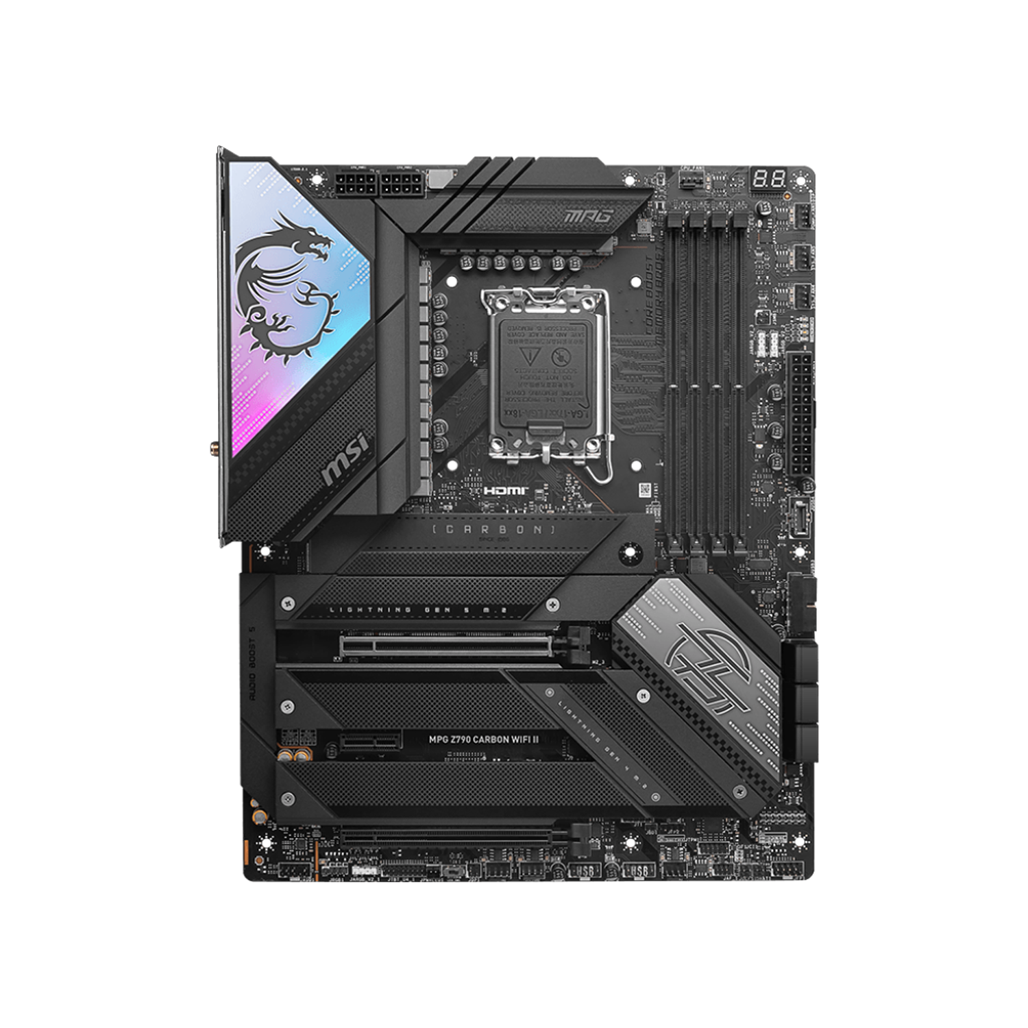 MSI MPG Z790 CARBONO WIFI II Placa Madre Socket LGA 1700 DDR5 Wi-Fi 7 2