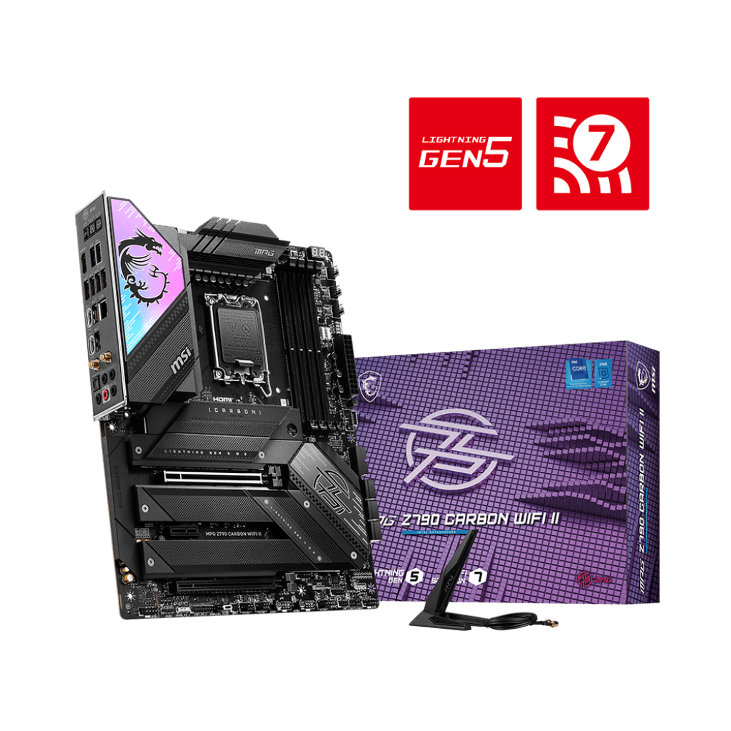 MSI MPG Z790 CARBONO WIFI II Placa Madre Socket LGA 1700 DDR5 Wi-Fi 7 1