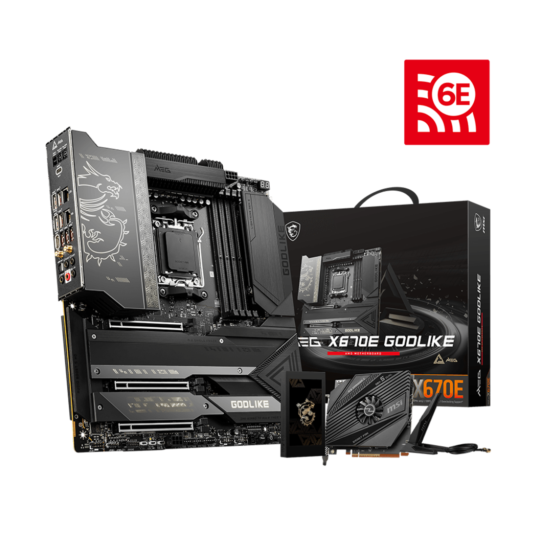 MSI MEG X670E GODLIKE Placa Madre Socket AM5 DDR5 Wi-Fi 6E