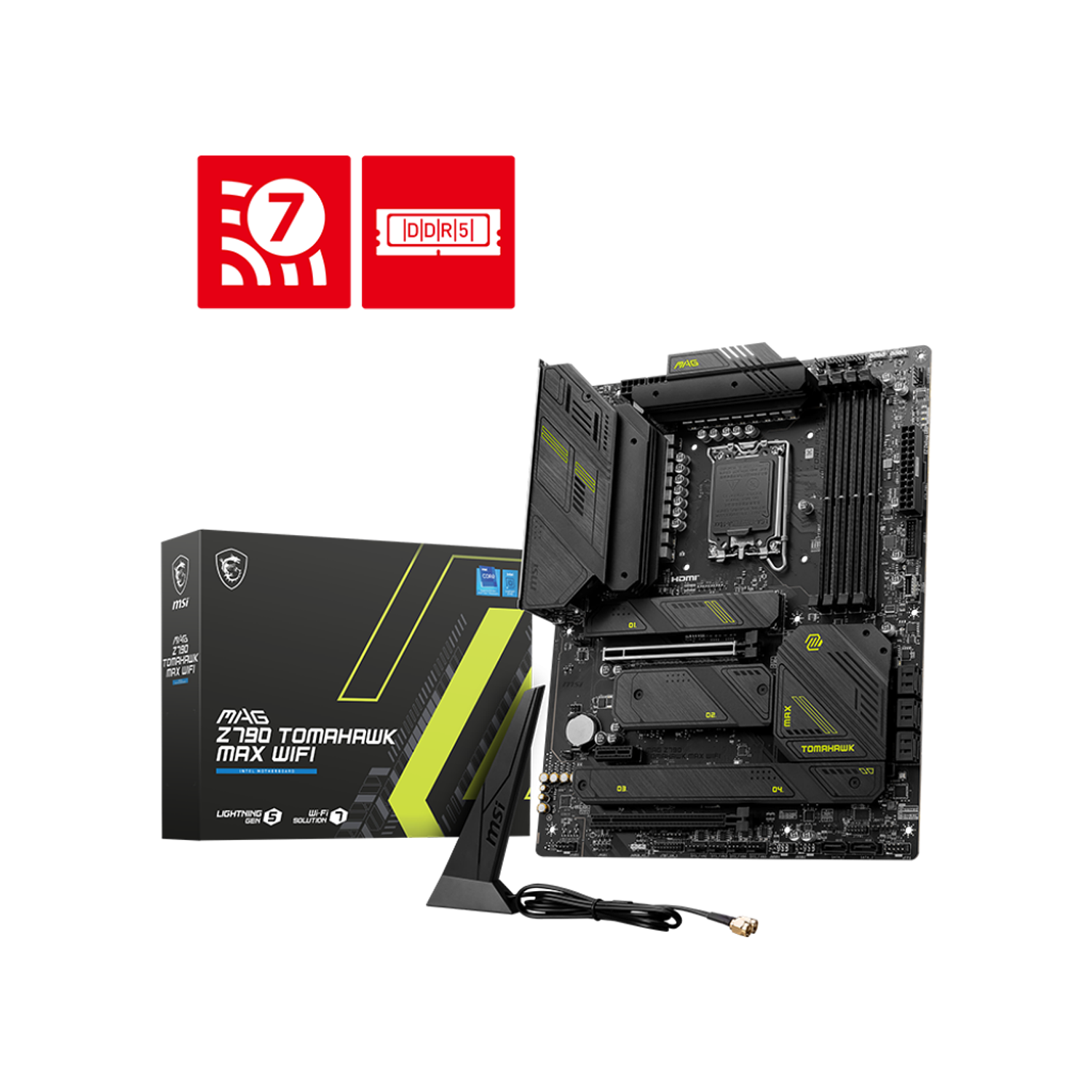 MSI MAG Z790 TOMAHAWK MAX WIFI Placa Madre Socket LGA 1700 DDR5 Wi-Fi 7 1