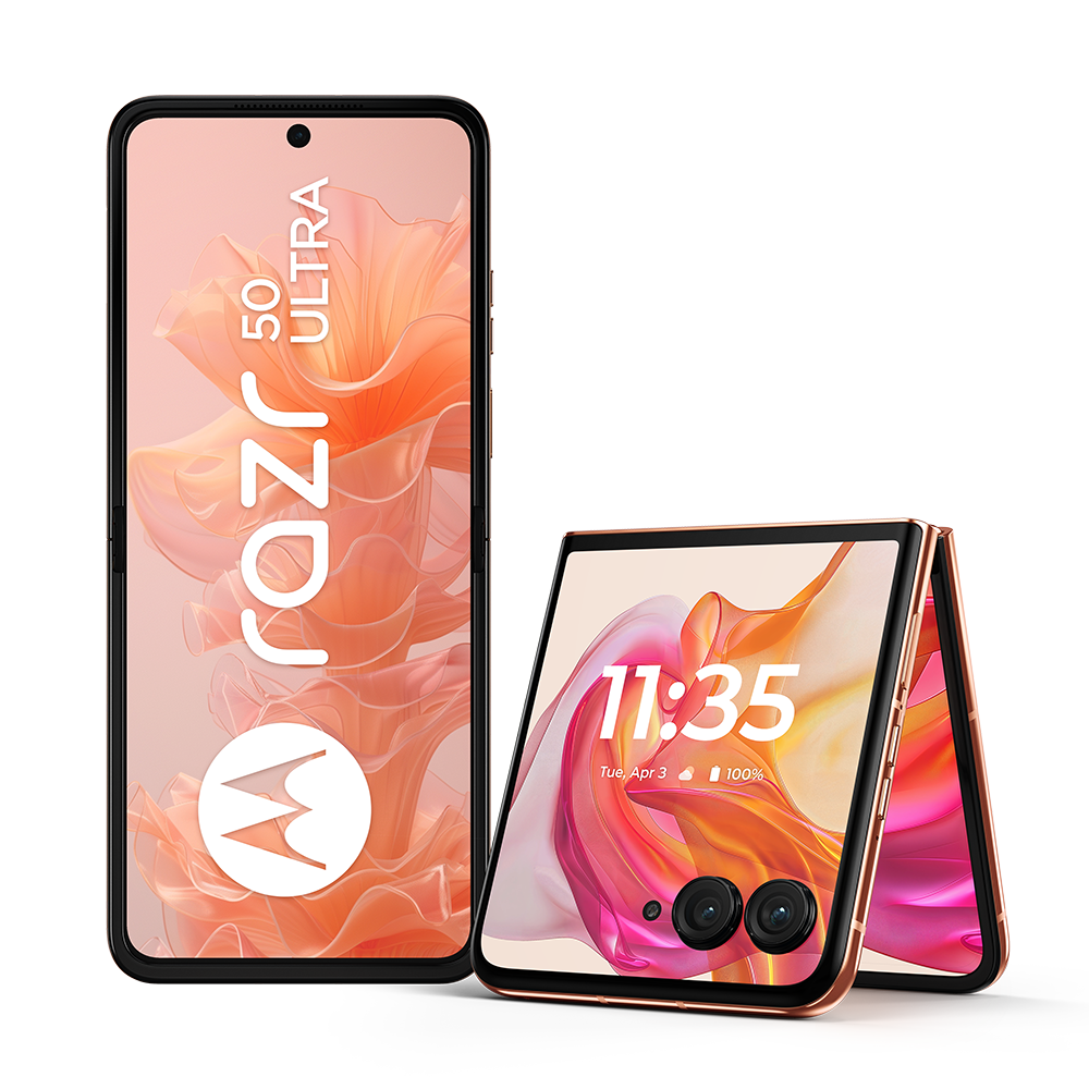 Motorola Razr 50 Ultra 12GB+512GB Celular Color Peach Fuzz