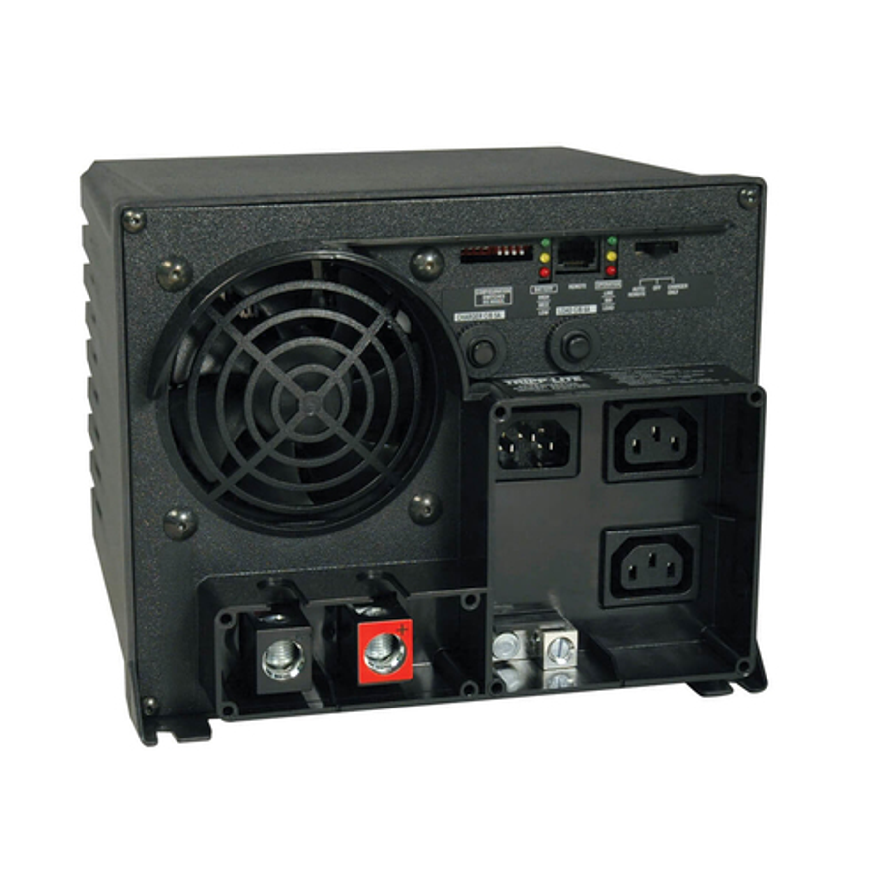 Tripp Lite Inversor / Cargador de 1250W Serie X PowerVerter APS con Conmutación de Transferencia Automática y 2 Tomacorrientes C13