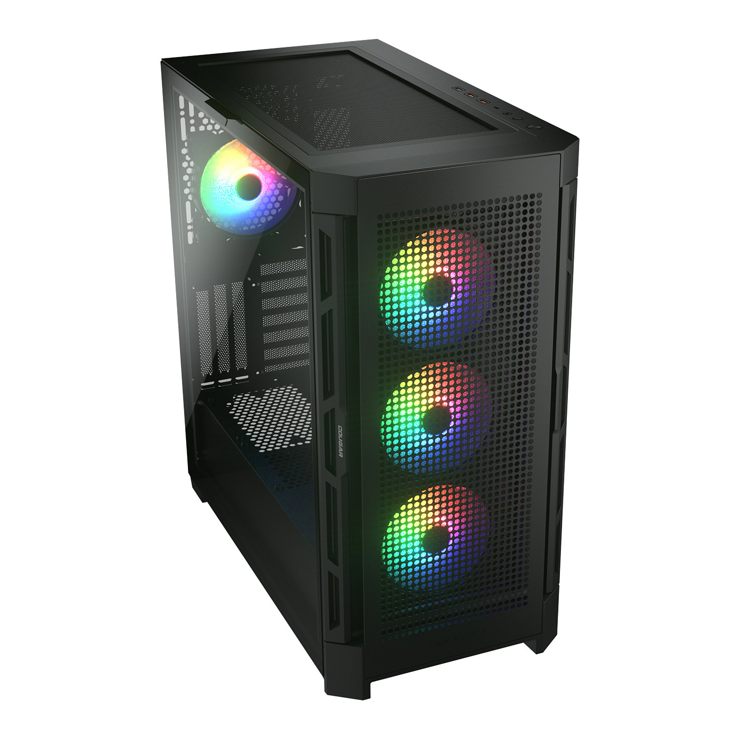 Cougar Duoface Pro RGB Gabinete Torre Media ATX Extendida con Cristal Templado Color Negro 3