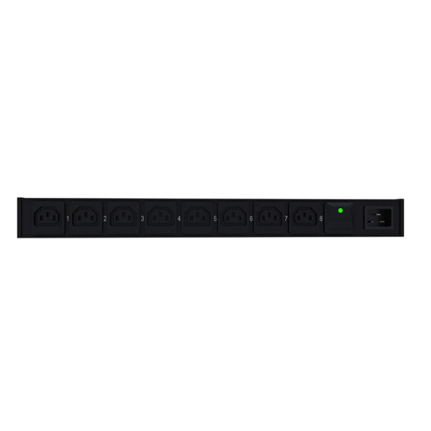 Forza FPD-1012M1U PDU Medible 4000W, 10 tomas, 1U, 220V, Entrada C20, Salida (8xIEC C13, 2xIEC C19) 4