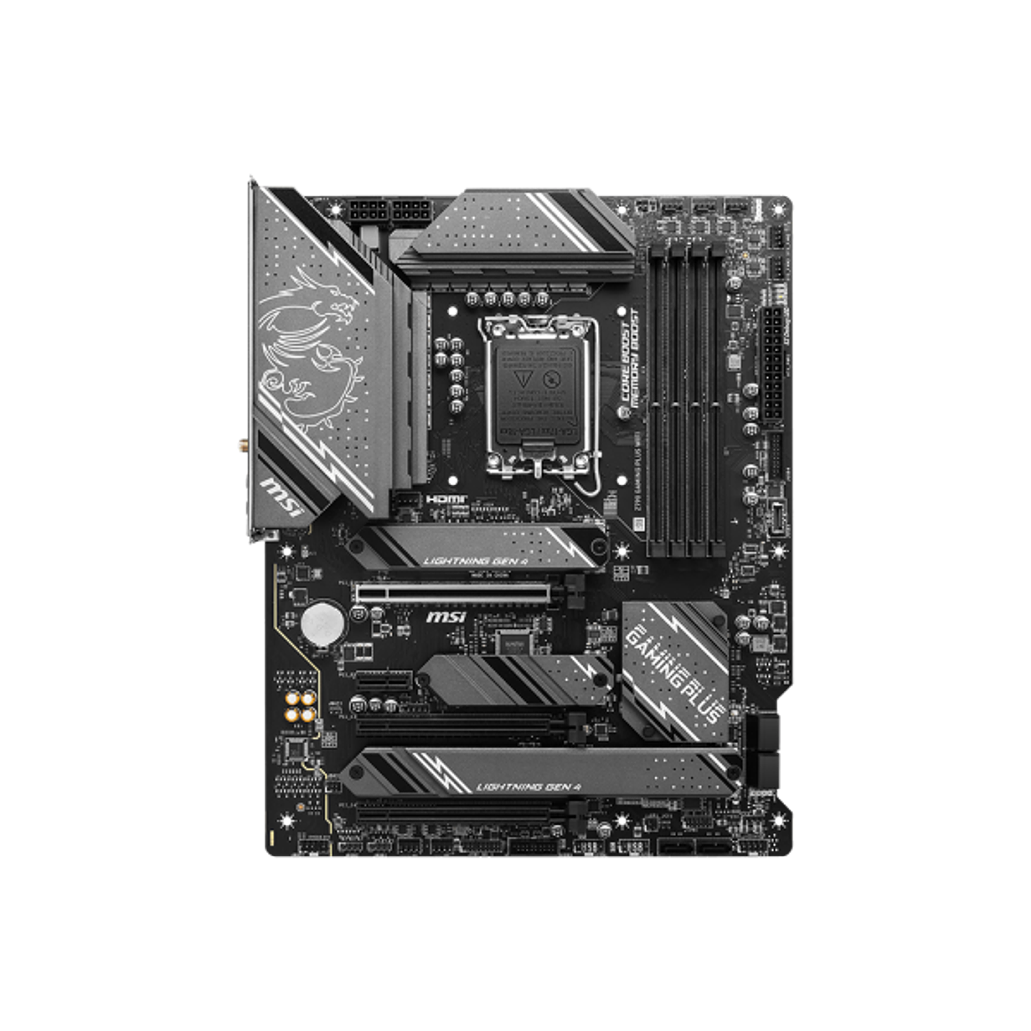 MSI Z790 GAMING PLUS WIFI ATX DDR5 Placa Base Con 4 Ranuras DIMM y Socket LGA 1700 2