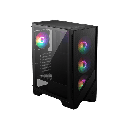 MSI MAG FORGE 120A AIRFLOW Gabinete Gamer Panel De Vidrio Templado y Ventilación Auto-RGB