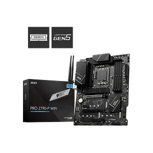 MSI PRO Z790-P WiFi DDR5 Placa Madre Rendimiento y Conectividad Avanzada