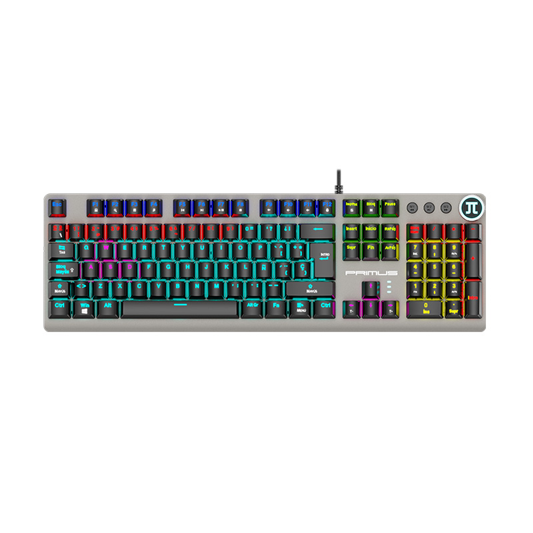  Primus Ballista 91T PKS-093S Teclado Gamer Mecánico Con Switches Rojos