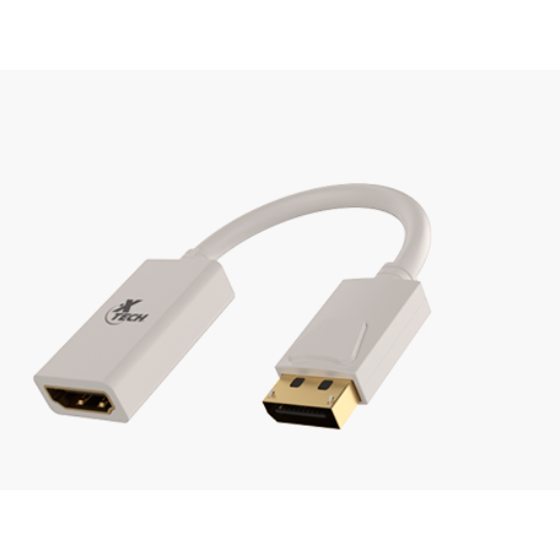 Xtech XTC-358 Adaptador Con Conector DisplayPort Macho a HDMI Hembra