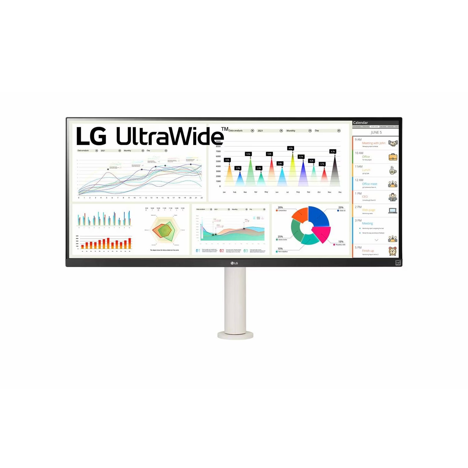 LG Monitor FHD UltraWide 21:9 de 34'' (2560 x 1080) 100 Hz 2