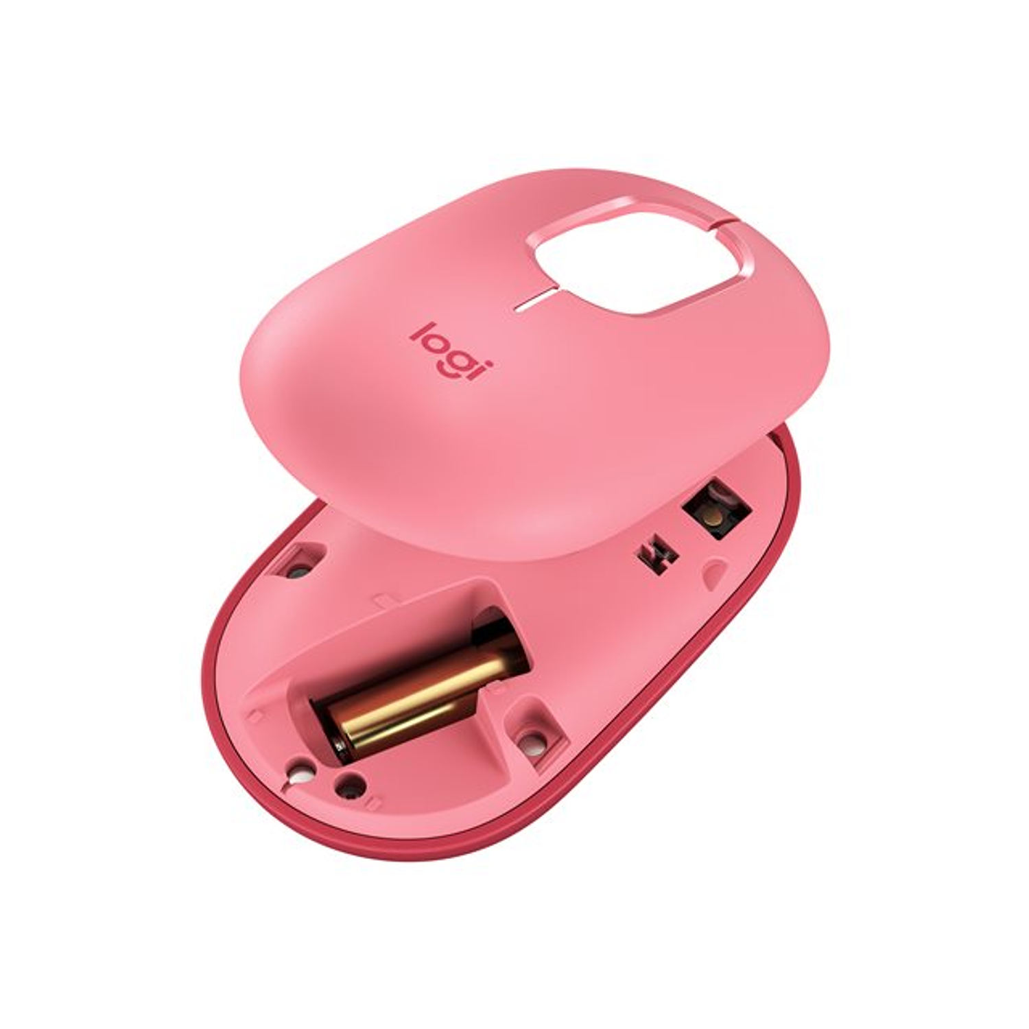 Logitech POP Mouse Inalámbrico 4 Botones Optico Color Rosa 9
