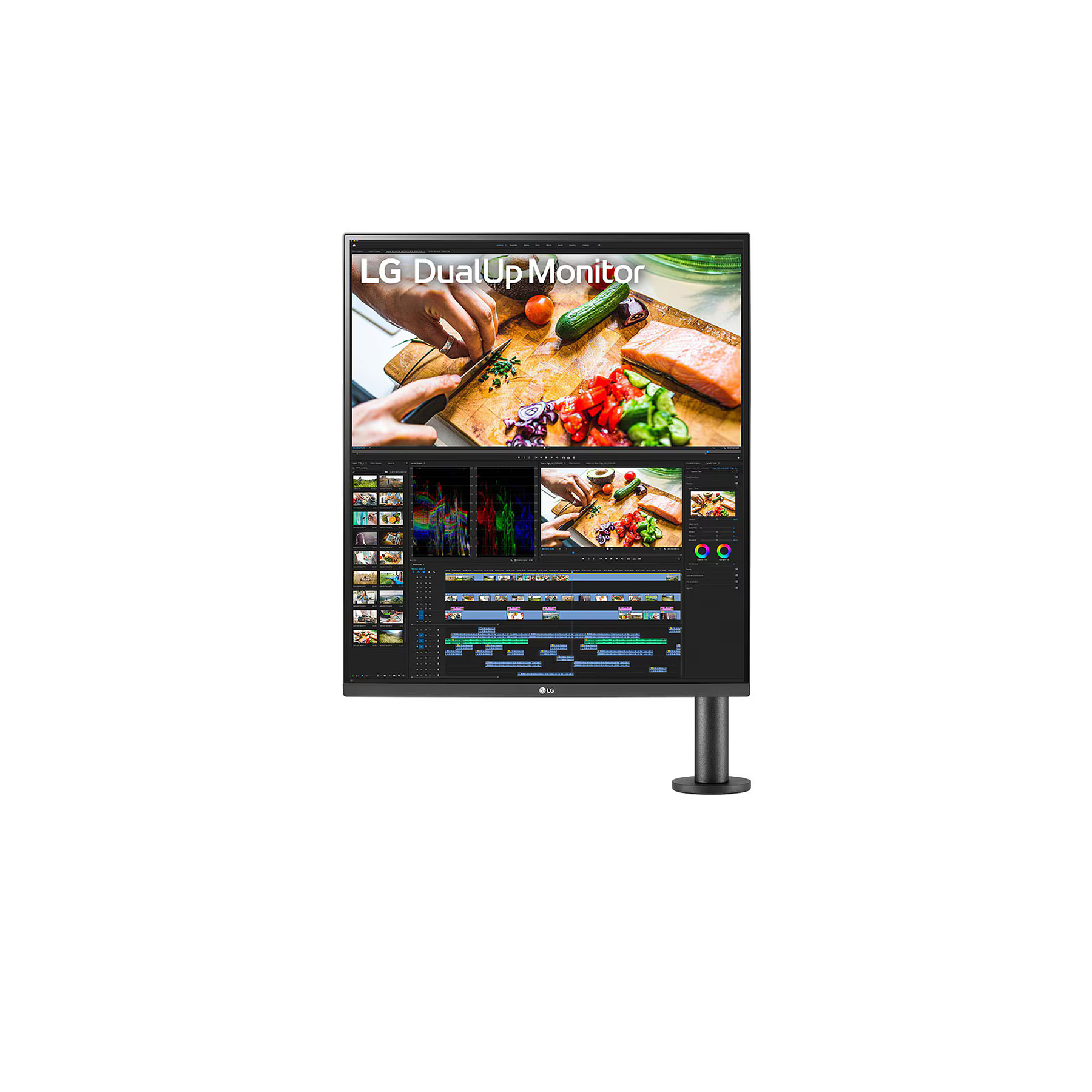 LG DualUp Ergo Monitor 27.6