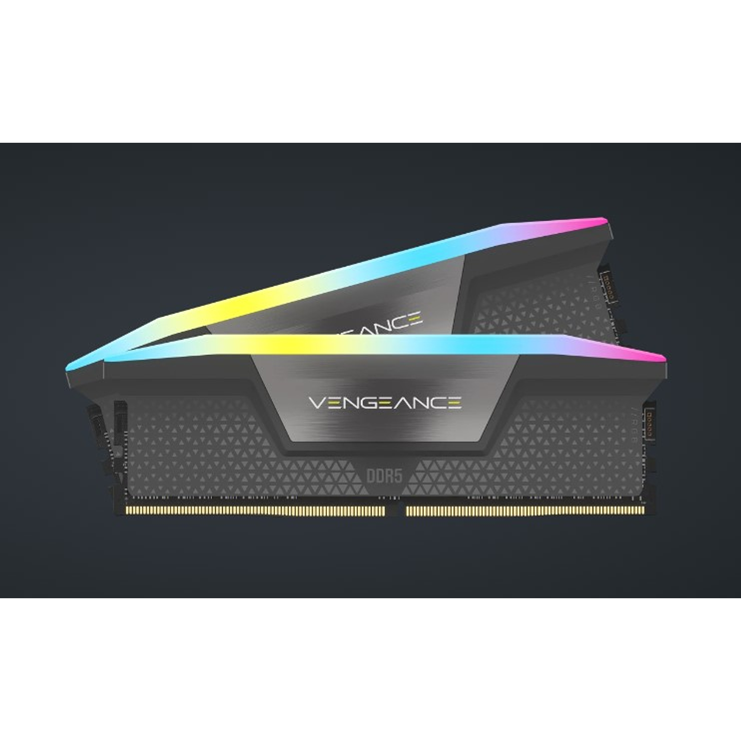 Corsair Kit de Memoria DDR5 DRAM VENGEANCE RGB de 64 GB (2 × 32 GB) a 5200 MT/s C40, Kit de memoria AMD EXPO 3