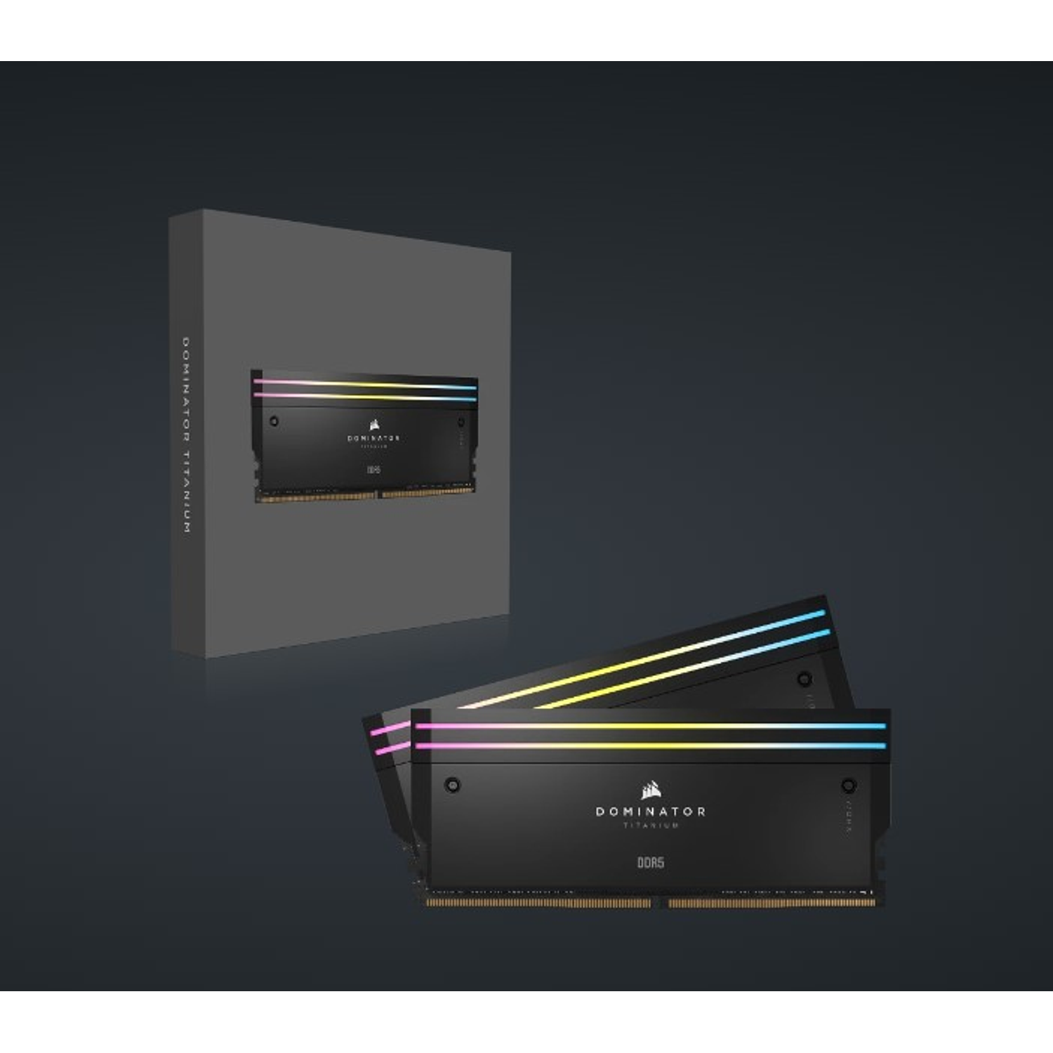 Corsair Kit de Memoria DDR5 DRAM DOMINATOR TITANIUM RGB 48 GB (2 x 24 GB) 7.000 MT/s C36 Intel XMP 5