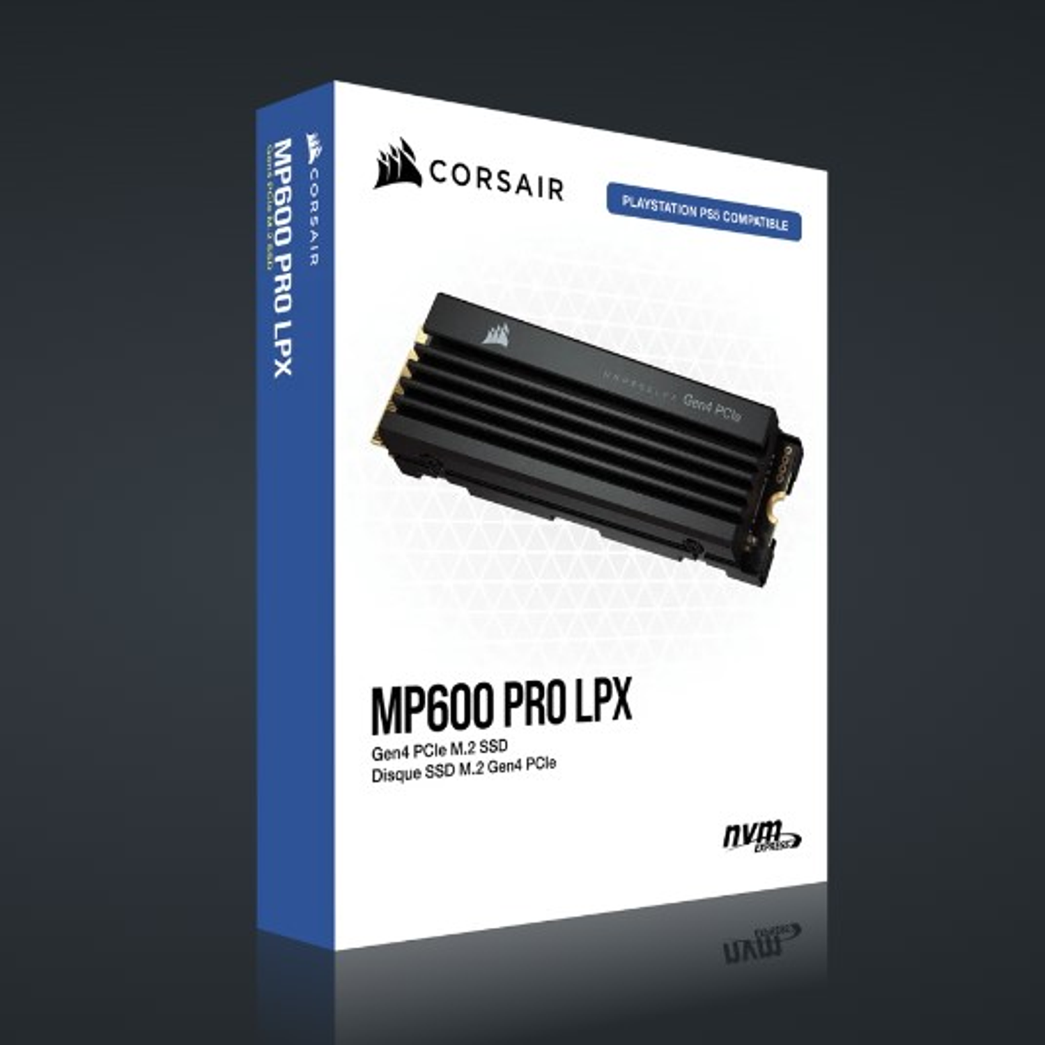 Corsair MP600 PRO LPX 2TB PCIe Gen4 x4 NVMe M.2 SSD Compatible con PS5  9