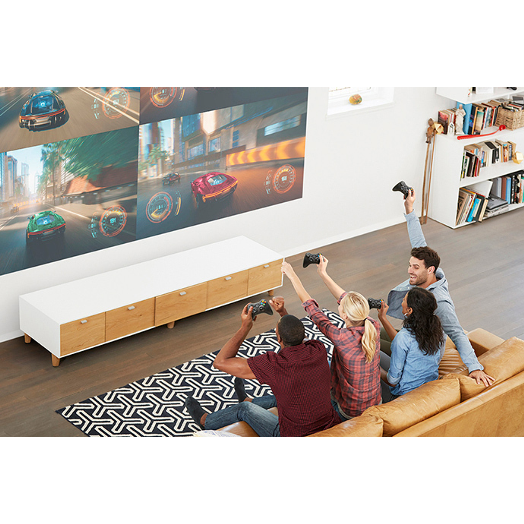 Epson Home Cinema 2350 Proyector Para Videojuegos 4K PRO-UHD Con Android TV