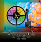 Nexxt Solutions Cinta LED Inteligente con Cámara para TV, Control por App y Asistentes de Voz - Miniatura 2