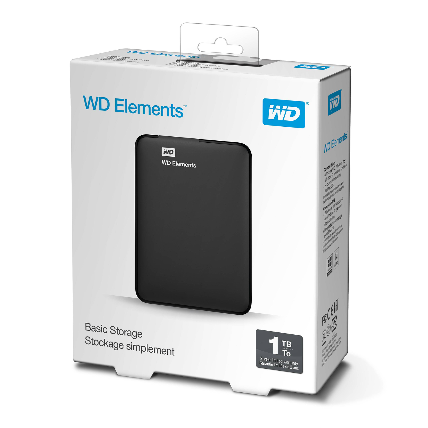WD Disco SSD Externo Elements 1TB + Funda Transporte 8