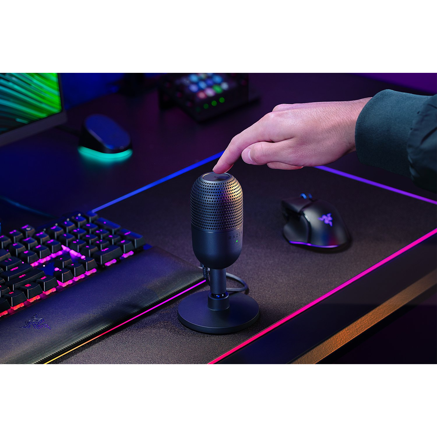 Razer Seiren V3 Mini Micrófono USB Pulsación Para Silenciar Para Streaming  5