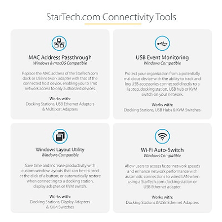 StarTech Adaptador Multipuertos USB-C Con HDMI/VGA y USB-A/C Portátil