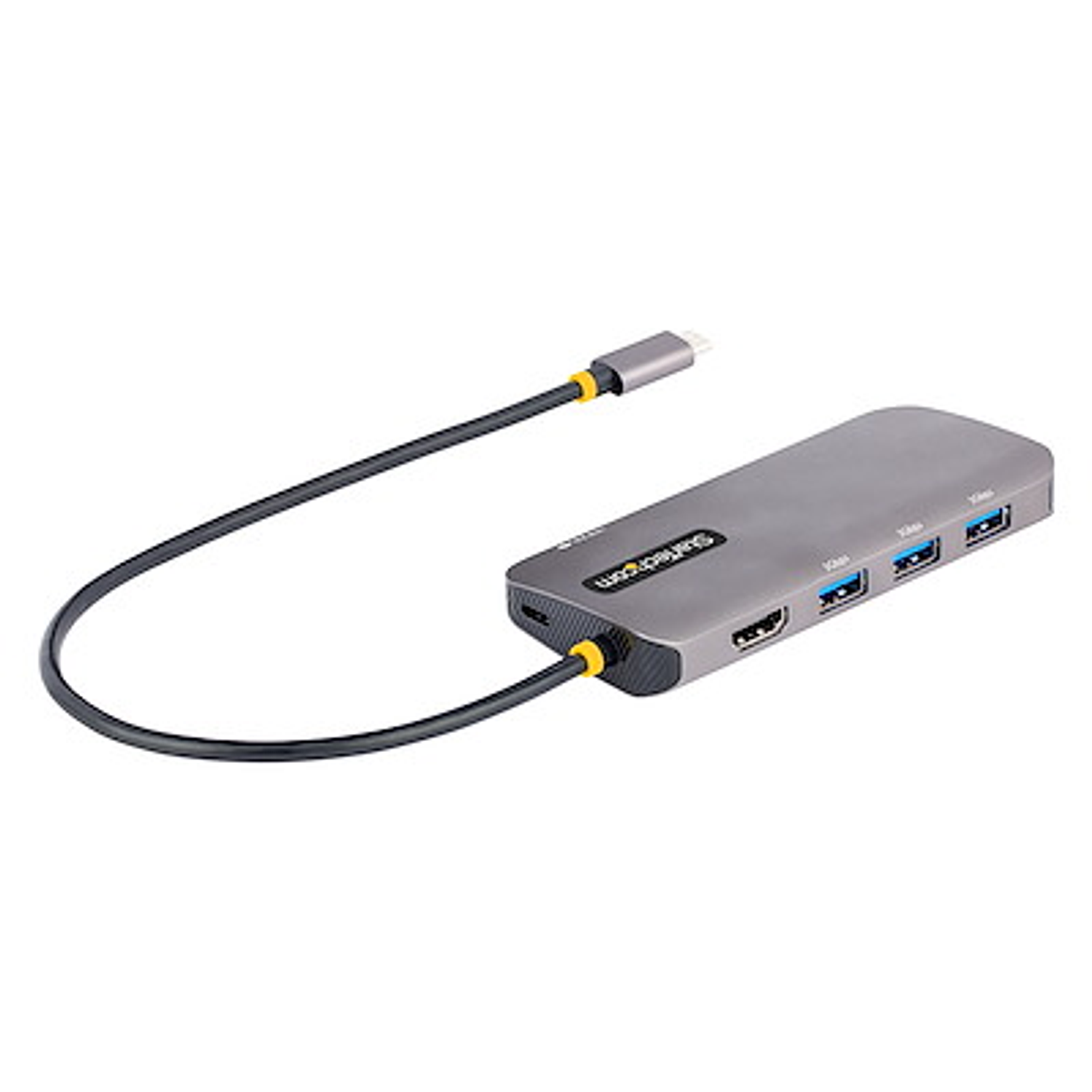 StarTech Adaptador Multipuertos USB-C 6 En 1 Con HDMI 4K, USB-A 5Gbps, PD 100W y Ethernet