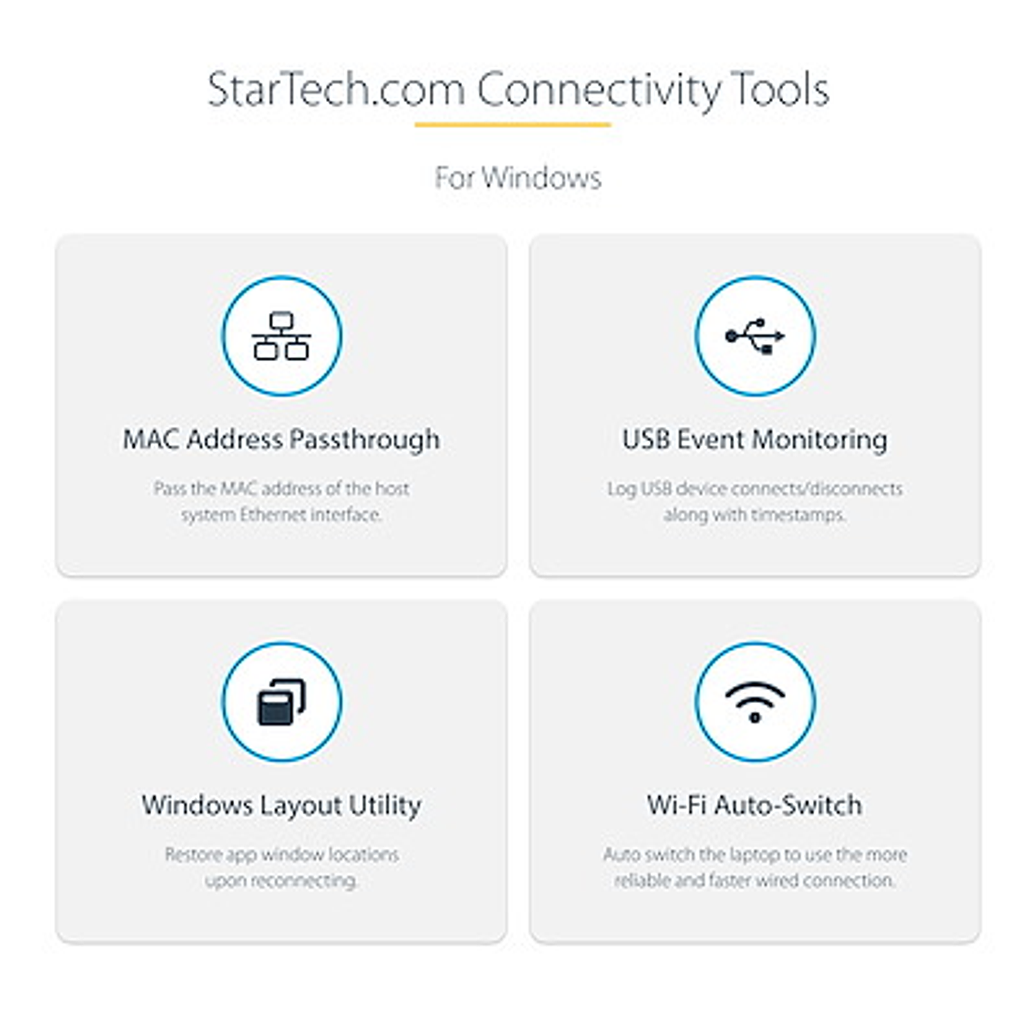 StarTech Adaptador Multipuertos USB-C 6 En 1 Con HDMI 4K, USB-A 5Gbps, PD 100W y Ethernet