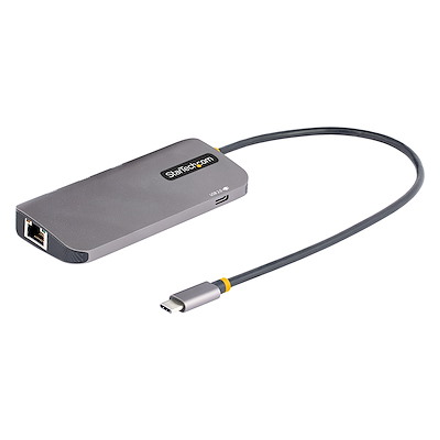 StarTech Adaptador Multipuertos USB-C 6 En 1 Con HDMI 4K, USB-A 5Gbps, PD 100W y Ethernet
