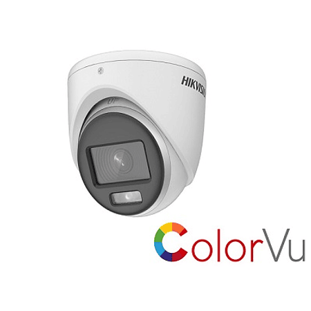 Hikvision ColorVu DS-2CE70DF0T-PF2.8mm Cámara De Seguridad Torreta 2MP (8 Unidades)