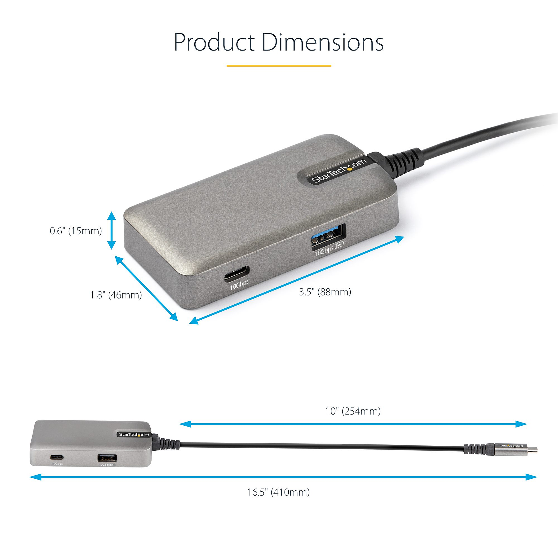 StarTech Mini Docking USB Tipo-C Station Portable 4K 60Hz HDMI 2.0, USB