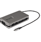 StarTech Adaptador USB-C 6 En 1 HDMI 4K 60Hz, Hub USB 10Gbps, PD 100W, Ethernet Gigabit, SD/MicroSD - Miniatura 1