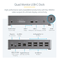 StarTech Estación De Acoplamiento USB-C 4K 60Hz Con Power Delivery 100W y Ethernet - Miniatura 3