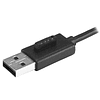 StarTech Concentrador USB 2.0 De 4 Puertos Portátil Con Cable Integrado