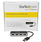 StarTech Concentrador USB 2.0 De 4 Puertos Portátil Con Cable Integrado - Miniatura 6