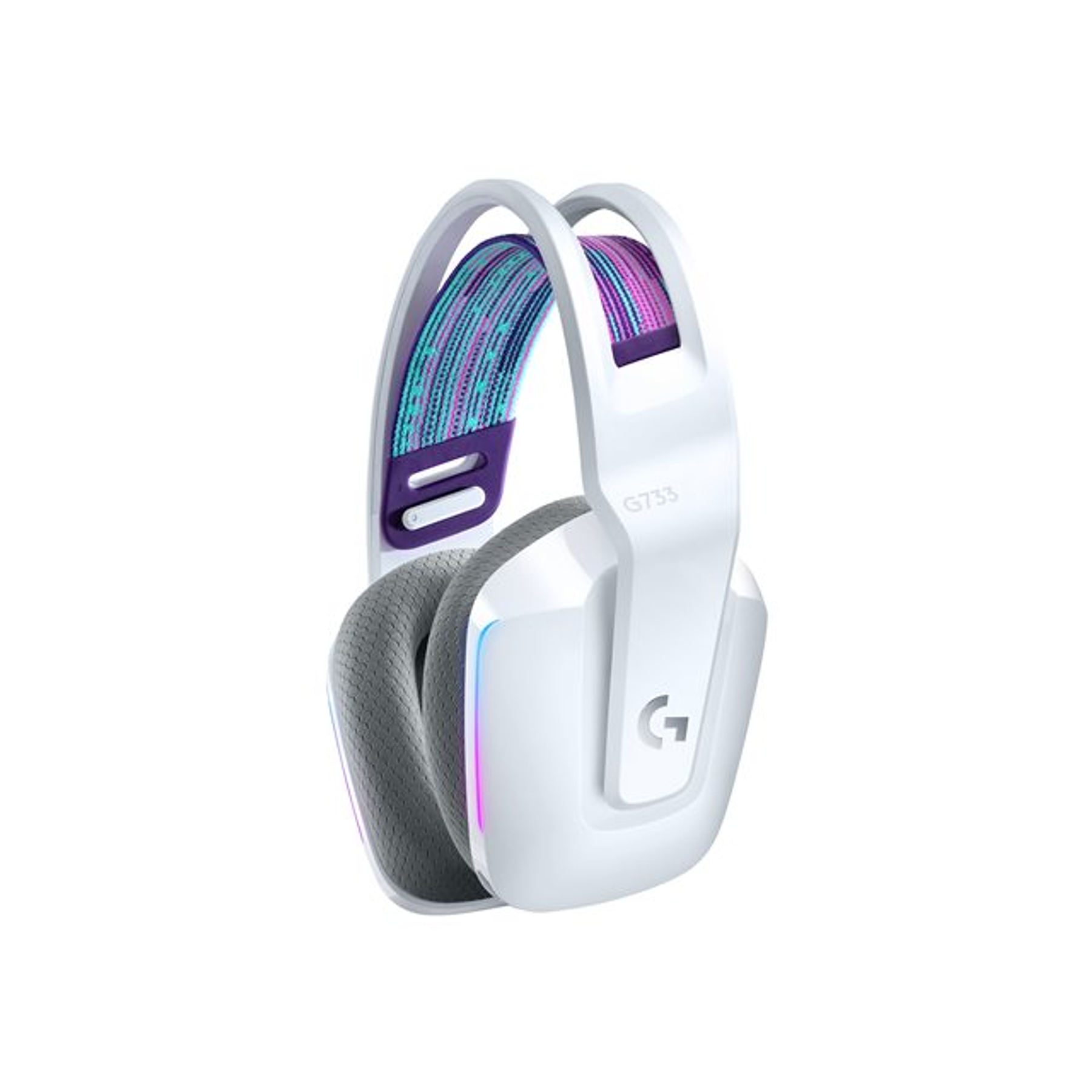 Logitech G733 LIGHTSPEED Audifonos Gamer RGB Inalámbricos, Color Blanco